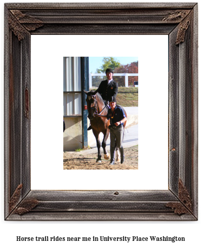 horse trail rides near me in University Place, Washington